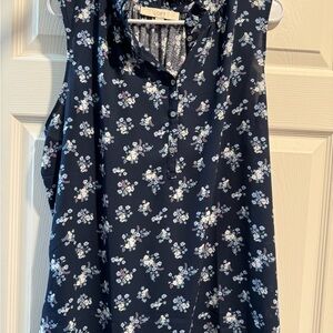 Loft blouse. Size XL. blue